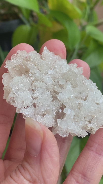 Barite on Apophyllite Specimen