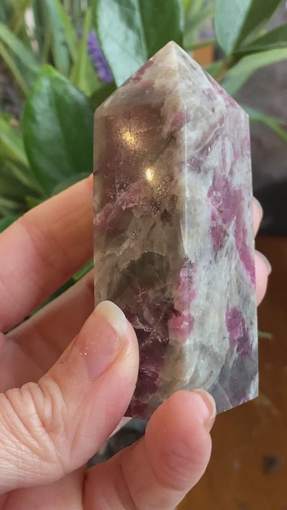 Pink Tourmaline Point