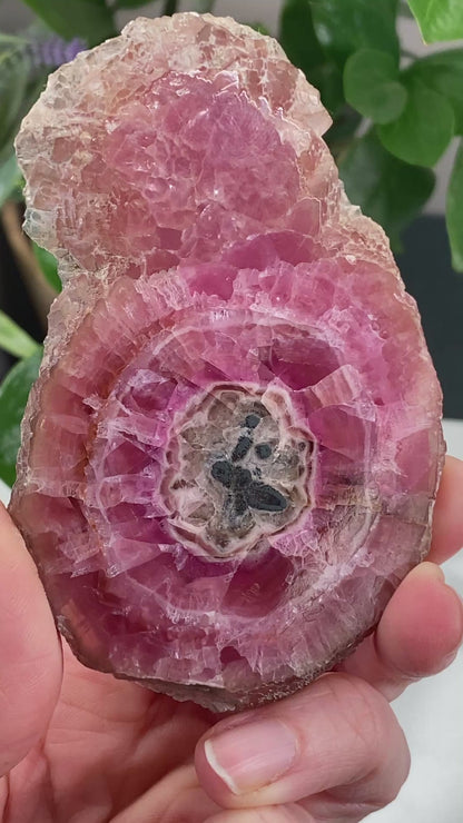 Rare Cobaltoan Calcite Slab