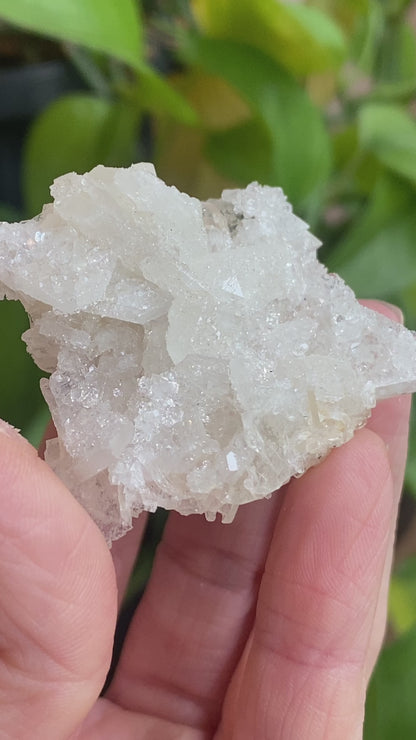 Barite on Apophyllite Specimen