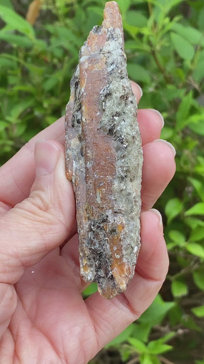 Orange Kyanite with Mica, Tanzania