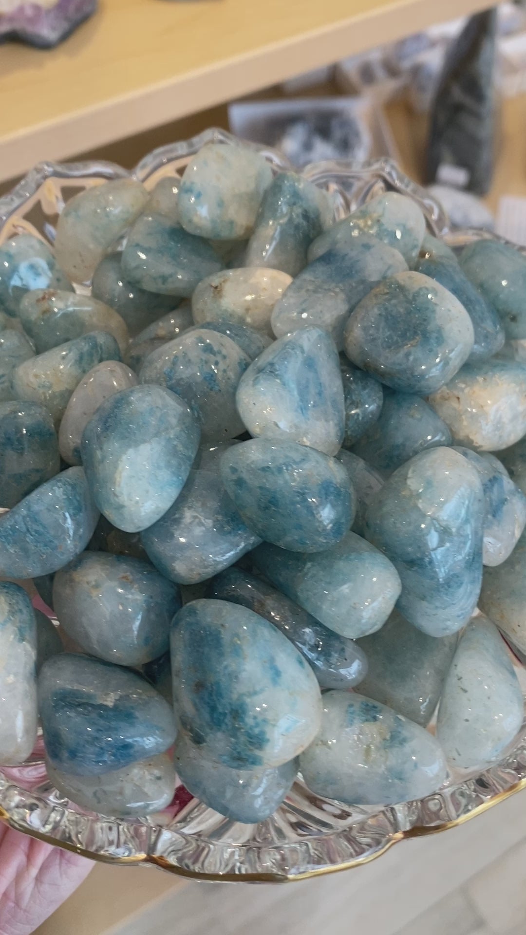 Chrysocolla Included Quartz Stone – Cape Cod Crystals