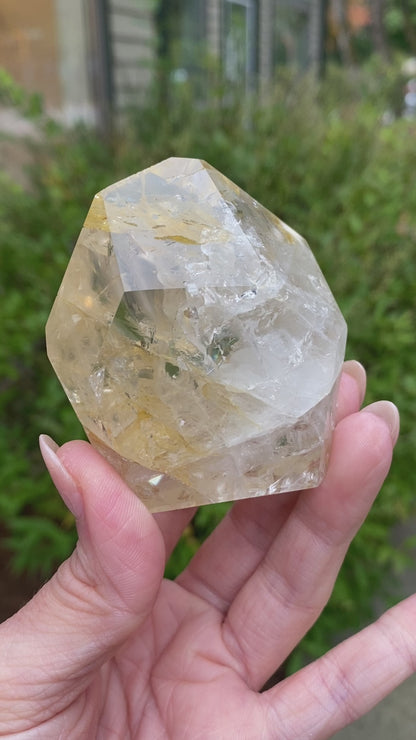 Golden Quartz Freeform Gem