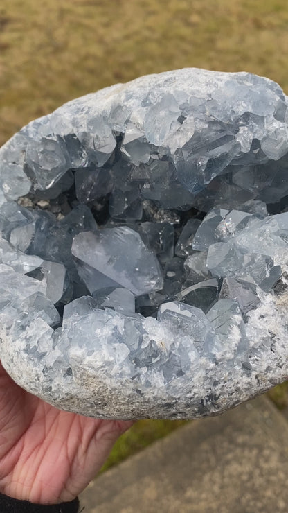 Celestite Geode, 7.7lbs