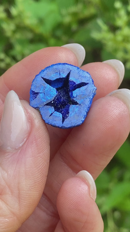 Azurite Blueberry Geode