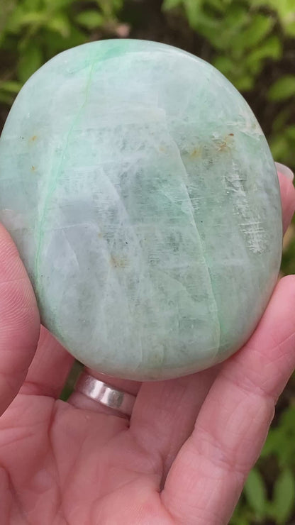 Garnierite Palm Stone