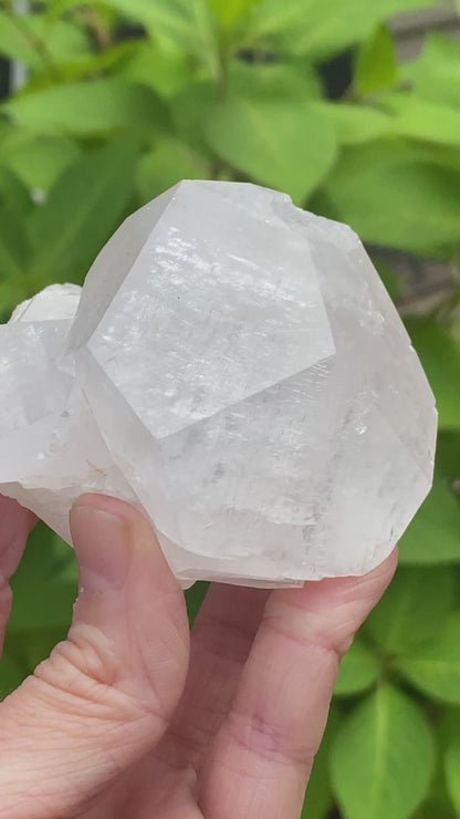 Highly Fluorescent Mercedes Calcite, Hunan