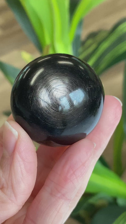Hypersthene Sphere, 1.5in