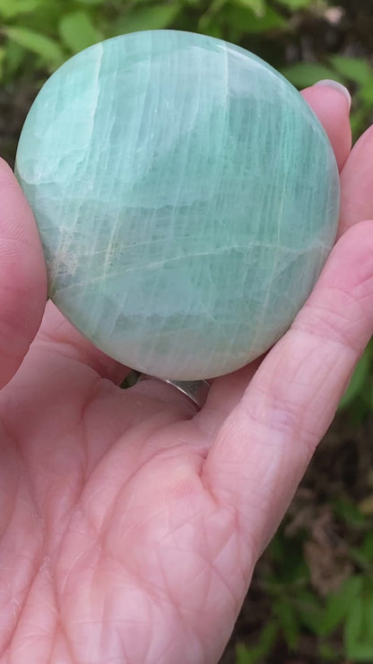 Garnierite Palm Stone