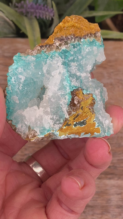 Chrysocolla Quartz, Peru