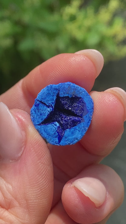 Azurite Blueberry Geode