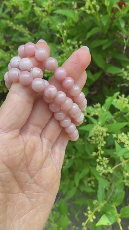 Natural Pink Opal Bracelet