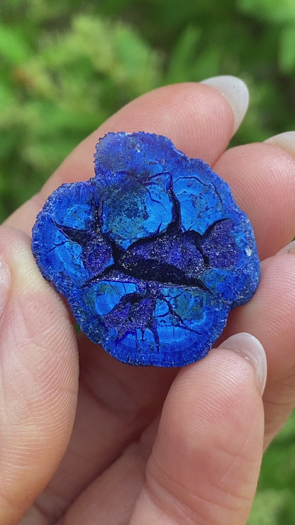 Azurite Blueberry Geode