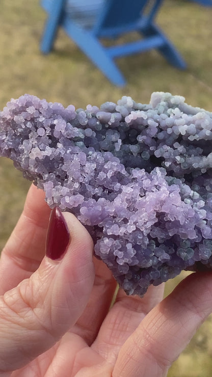 Drusy Grape Agate Specimen