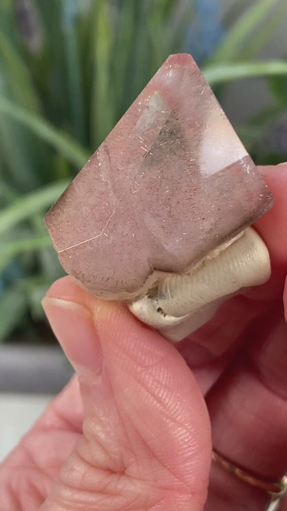 Rare Natural Strawberry Quartz, Kazakhstan