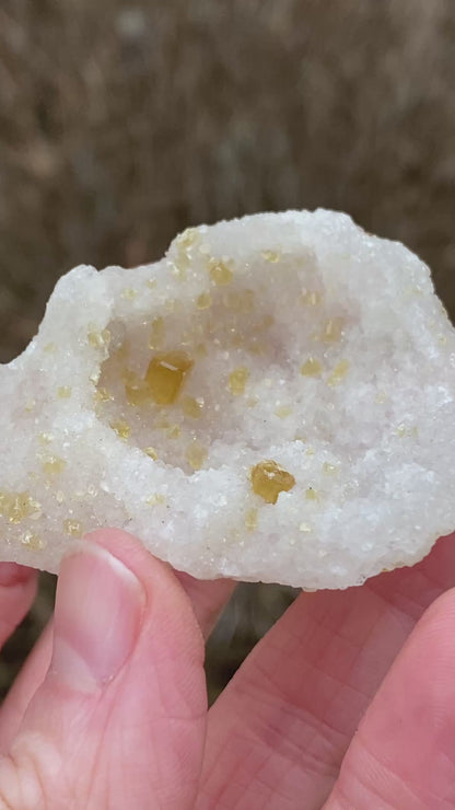 Barite on Quartz, Hunan