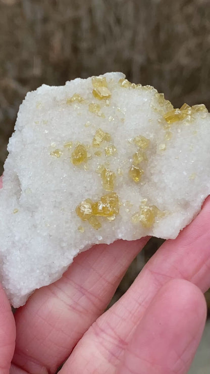 Barite on Quartz, Hunan