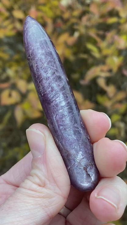 Gem Lepidolite Wand