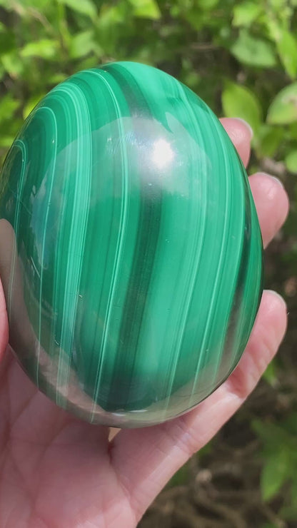 Malachite Egg, Chatoyant