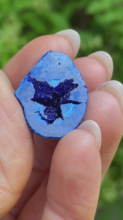 Azurite Blueberry Geode