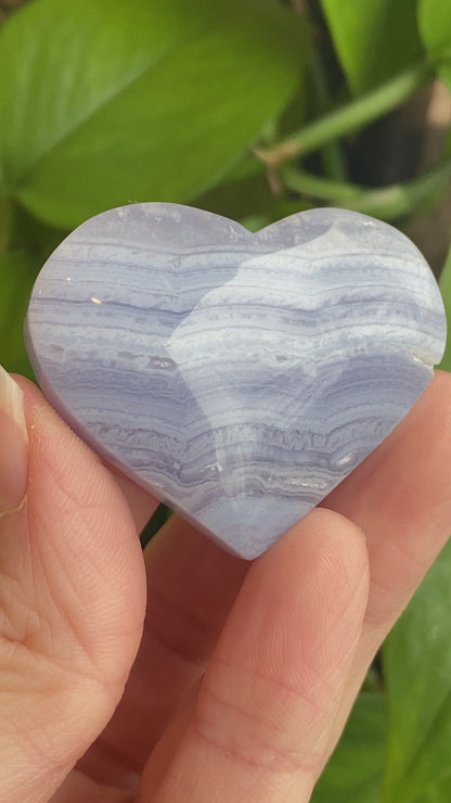 Blue Lace Agate Heart