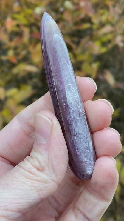 Gem Lepidolite Wand