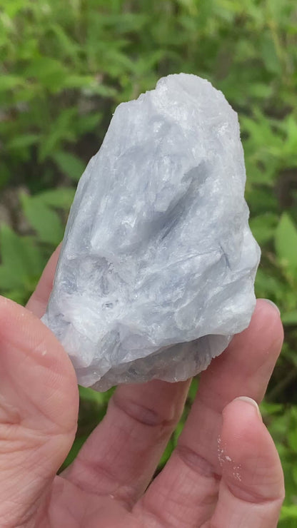 Blue Anhydrite 'Angelite', Empire State Mine New York
