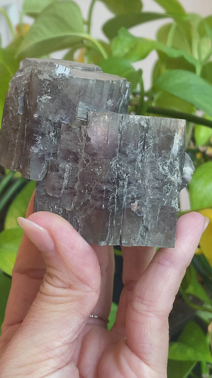 Large Purple Aragonite Crystal, Spain