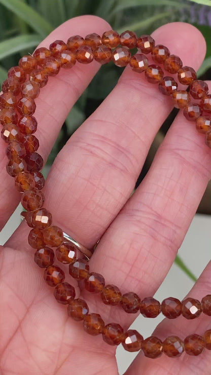 Hessonite Garnet Bracelet