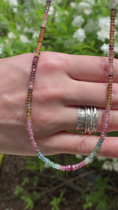 Multi-color Tourmaline Necklace