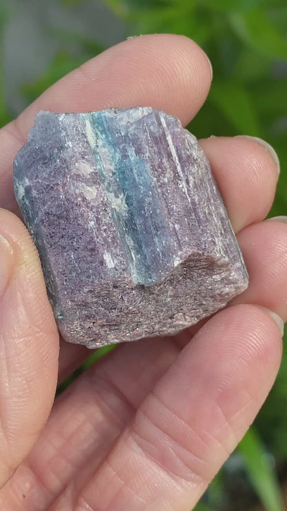Rough Pink Tourmaline with Mica, Paribas