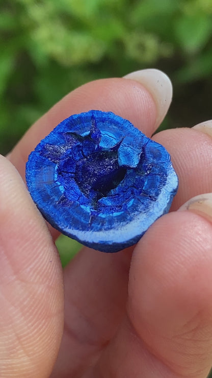 Azurite Blueberry Geode