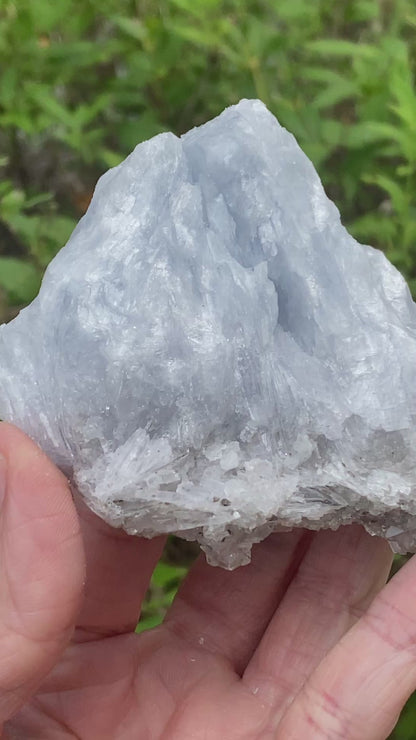 Blue Anhydrite 'Angelite', Empire State Mine New York