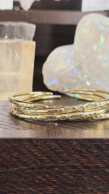 Sea Life Cuff Bracelet, Fair Trade