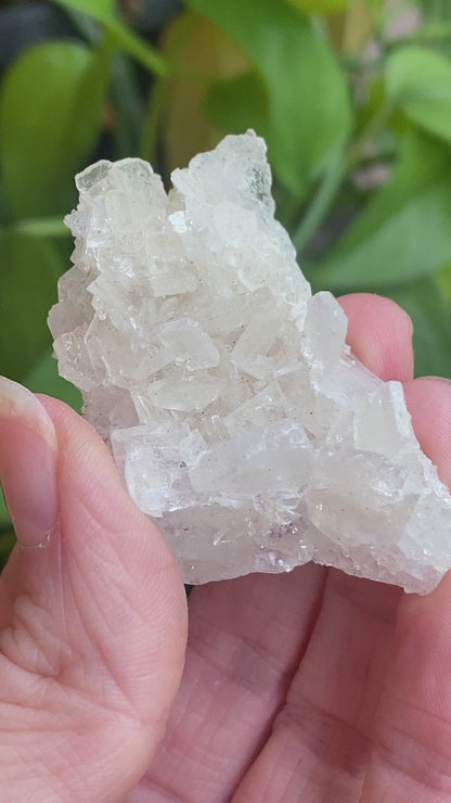 Barite on Apophyllite Specimen