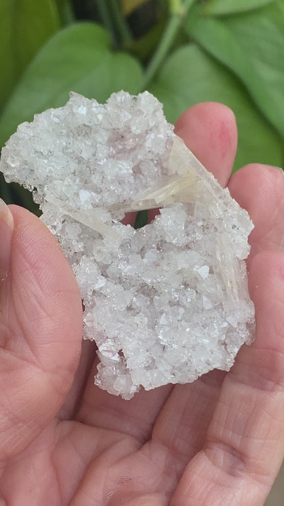 Barite on Apophyllite Specimen