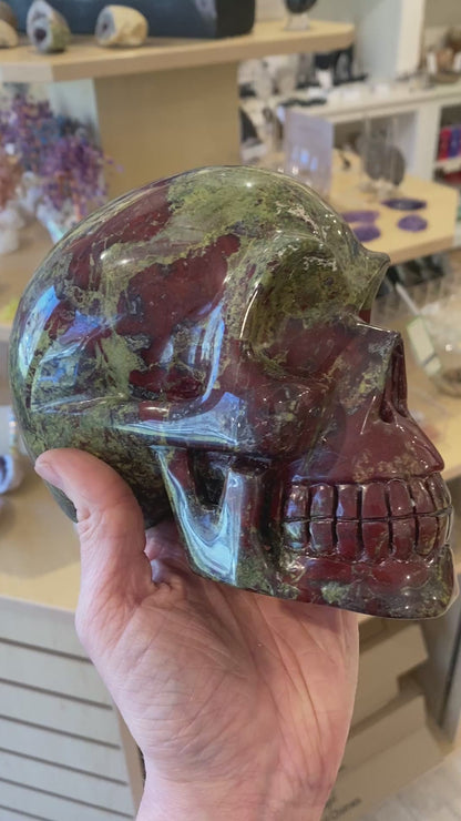 Dragon's Blood Skull, Large, 6in