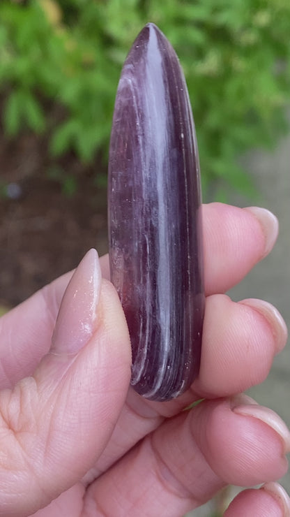 Gem Lepidolite Wand