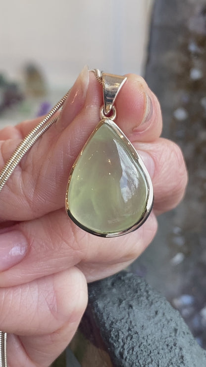 Prehnite Pendant