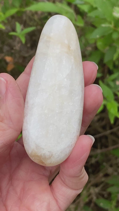Natrolite Palm Stone