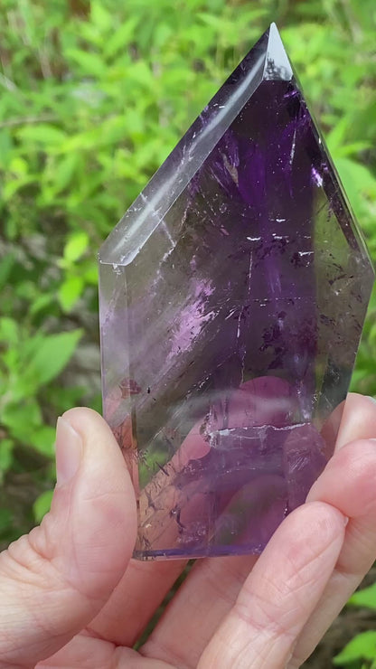 Zoned Amethyst Point Slab