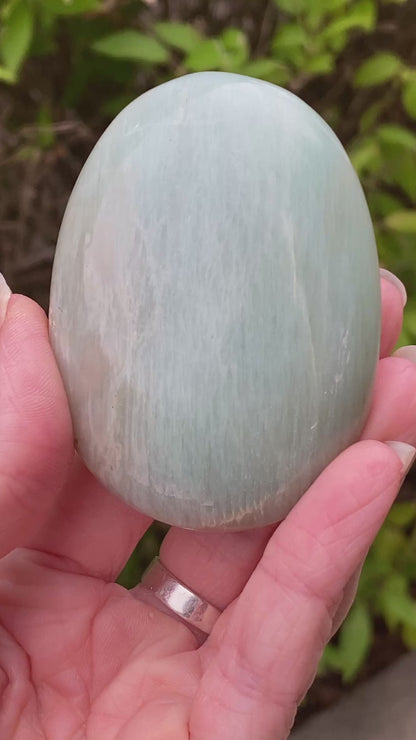 Garnierite Palm Stone