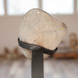 Uruguay Amethyst Crystal With Iron Stand, High Grade Amethyst