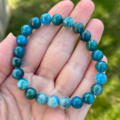 Apatite Bracelet, 8mm