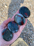 African Bloodstone Worry Stone
