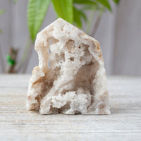 Drusy Quartz Geode Tower