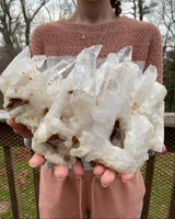 Lemurian Quartz Cluster from Colombia
