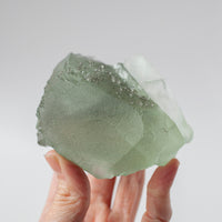 Etched Green Fluorite with Micro Pyrite, Fujian