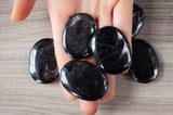 Hypersthene Palm Stone with Bright Flash | 1.75in