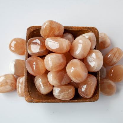 Honey Calcite Tumbled Stone